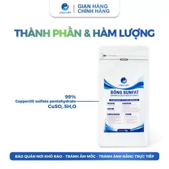 Đồng Sunfat CuSO4 - Phèn Xanh Diệt Nấm